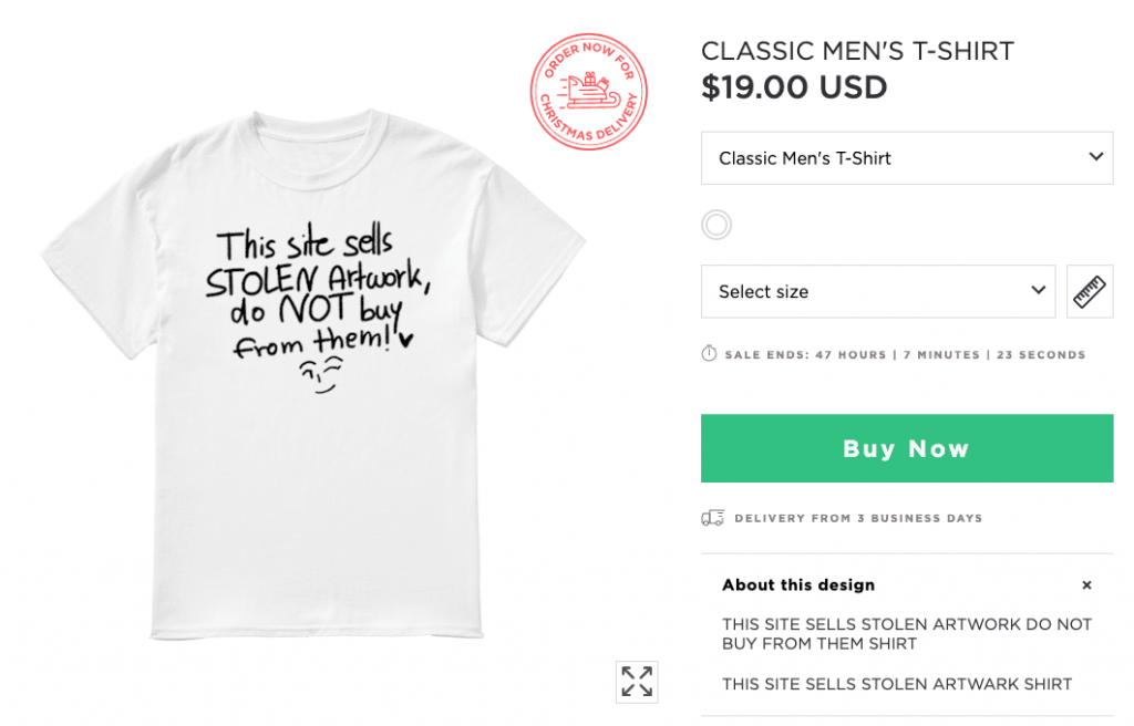 How Artists on Twitter Tricked Spammy T-Shirt Stores Into Admitting ...